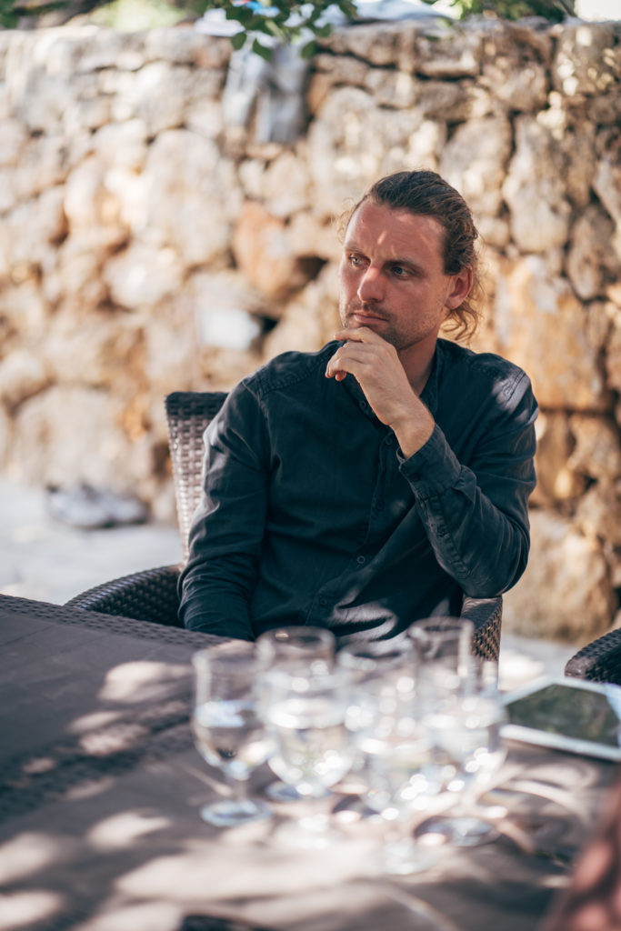 Charlie at team gathering in Ibiza, 2019